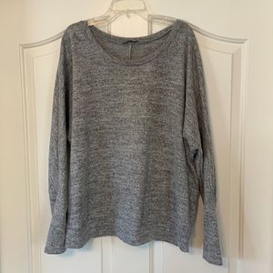 Charlotte Russe Soft Grey Long Sleeve Sweater